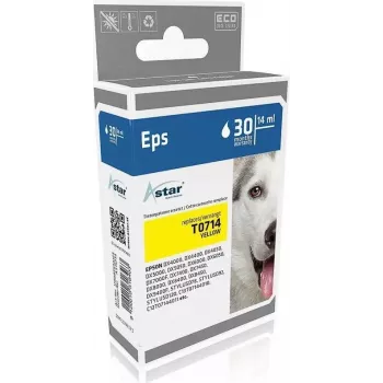 ASTAR keltainen yhteensopiva mustepatruuna (vaihtoehto Epson T0714)