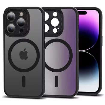 TECH-PROTECT MAGMAT CAM+ MagSafe -kotelo Apple iPhone 15 Pro, matta musta