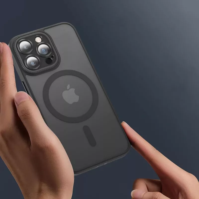 TECH-PROTECT MAGMAT CAM+ MagSafe -kotelo Apple iPhone 15 Pro, matta musta