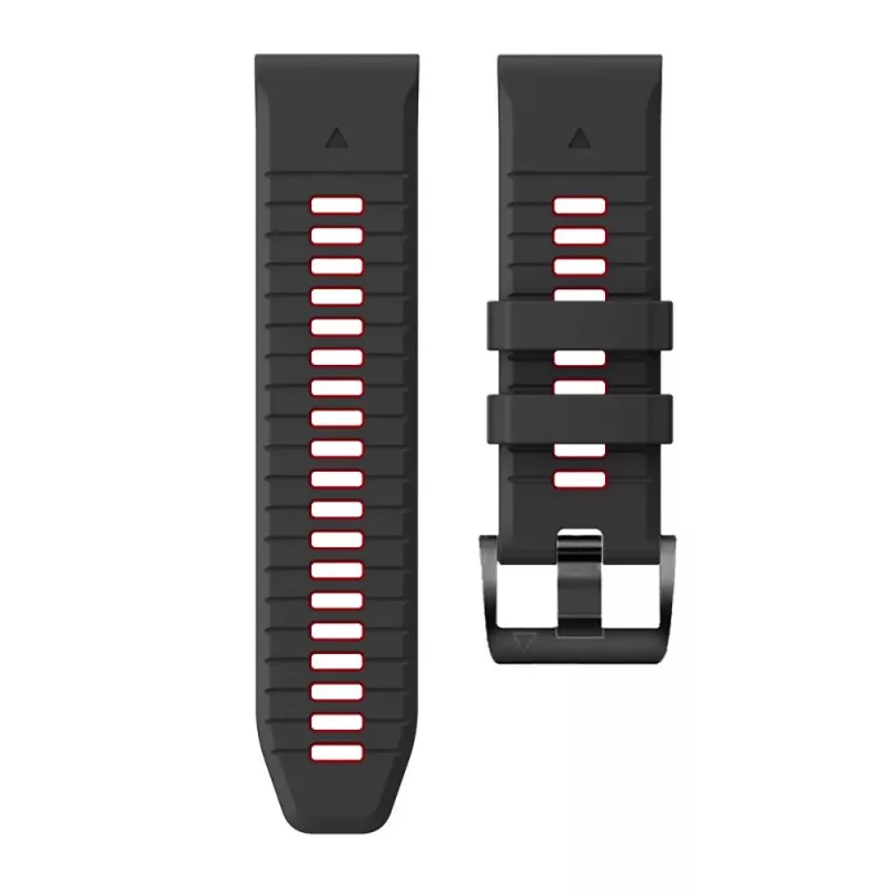 TECH-PROTECT ICONBAND PRO Garmin Fenix 3 / 5X / 3HR / 5X Plus / 6X / 6X Pro / 7X musta/punainen