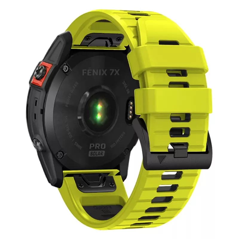 TECH-PROTECT ICONBAND PRO GARMIN FENIX 3 / 5X / 3HR / 5X PLUS / 6X / 6X PRO / 7X lime/musta