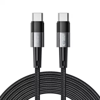 TECH-PROTECT ULTRABOOST USB-C - USB-C -kaapeli PD 100W / 5A 3 m harmaa
