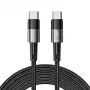 TECH-PROTECT ULTRABOOST USB-C - USB-C -kaapeli PD 100W / 5A 3 m harmaa