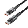 TECH-PROTECT ULTRABOOST USB-C - USB-C -kaapeli PD 100W / 5A 3 m harmaa