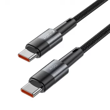 TECH-PROTECT ULTRABOOST USB-C - USB-C -kaapeli PD 100W / 5A 3 m harmaa