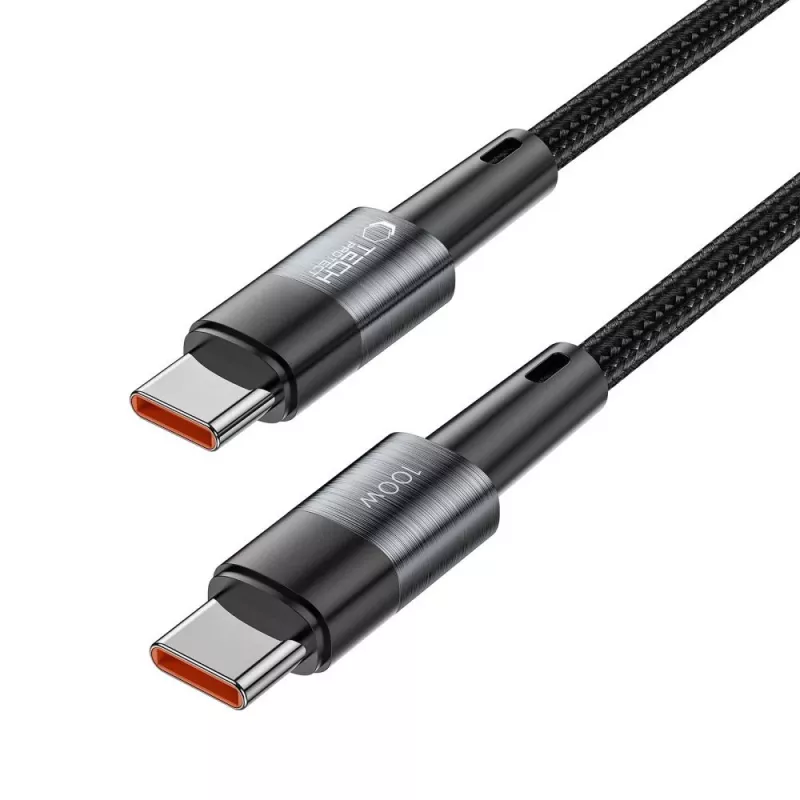 TECH-PROTECT ULTRABOOST USB-C - USB-C -kaapeli PD 100W / 5A 3 m harmaa