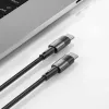 TECH-PROTECT ULTRABOOST USB-C - USB-C -kaapeli PD 100W / 5A 3 m harmaa