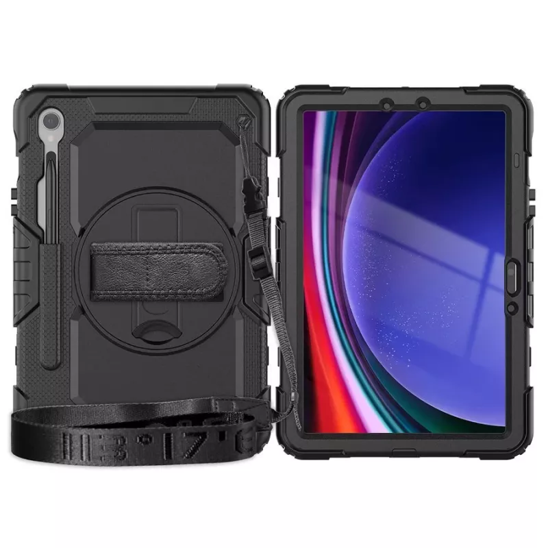 Tech-Protect Solid360 Samsung Galaxy Tab S9 / S9 FE / S10 FE / S10 LITE musta