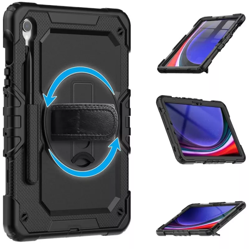 Tech-Protect Solid360 Samsung Galaxy Tab S9 / S9 FE / S10 FE / S10 LITE musta