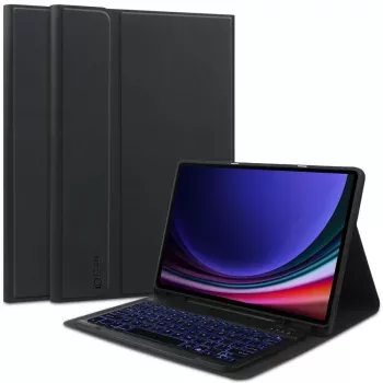 Tech-Protect SC Pen + Keyboard -kotelo Samsung Galaxy Tab S9 / S9 FE / S10 FE / S10 Lite, musta