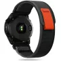 TECH-PROTECT nyloninen kelloranneke Garmin Fenix 5 / 6 / 6 Pro / 7 – musta/oranssi