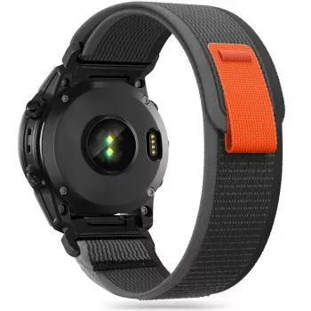 TECH-PROTECT nylon Garmin Fenix 3 / 5X / 3HR / 5X Plus / 6X / 6X Pro / 7X musta/oranssi