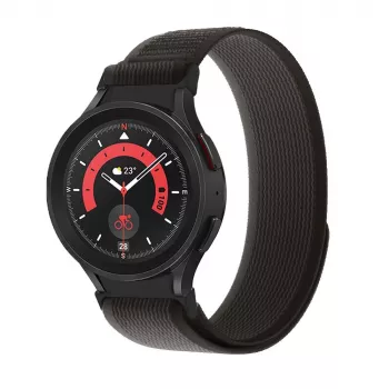 TECH-PROTECT nylon Samsung Galaxy Watch 4 / 5 / 5 Pro / 6 / 7 / FE musta/oranssi