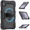 Tech-Protect Solid360 -kotelo Samsung Galaxy Tab A9+/A11+ PLUS 11,0 X210/X215/X216/X230/X235/X236, musta