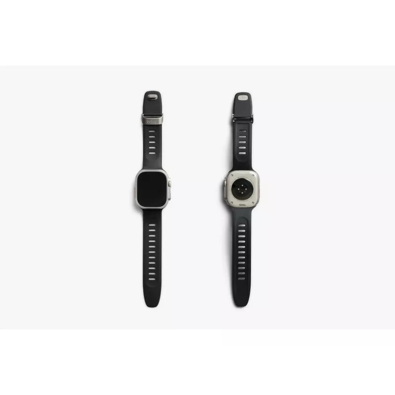 Bellroy Venture -ranneke Apple Watchille, musta, 42/44/45/46/49mm