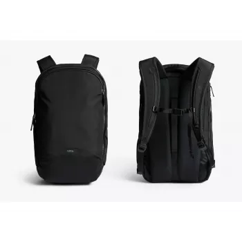 Bellroy Transit Workpack Pro 22L reppu kannettavan tietokoneen lokerolla (musta)