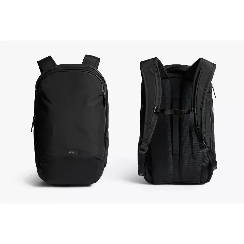 Bellroy Transit Workpack Pro 22L reppu kannettavan tietokoneen lokerolla (musta)