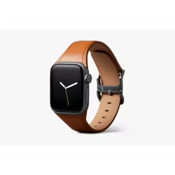 Bellroy Classic Leather Band Apple Watchille, ruskea, 42mm, 44mm, 45mm, 46mm, 49mm