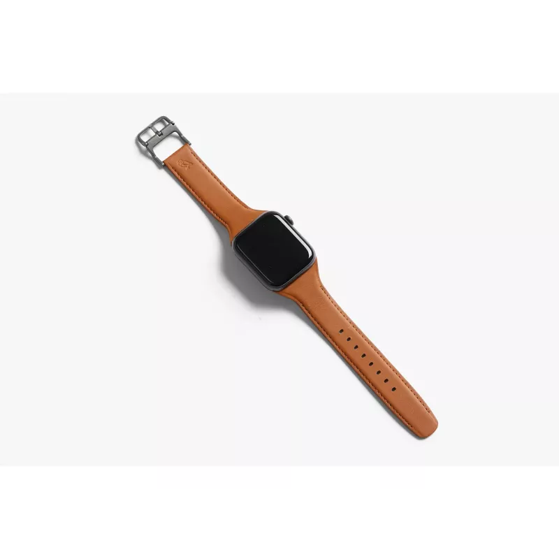 Bellroy Classic Leather Band Apple Watchille, ruskea, 42mm, 44mm, 45mm, 46mm, 49mm