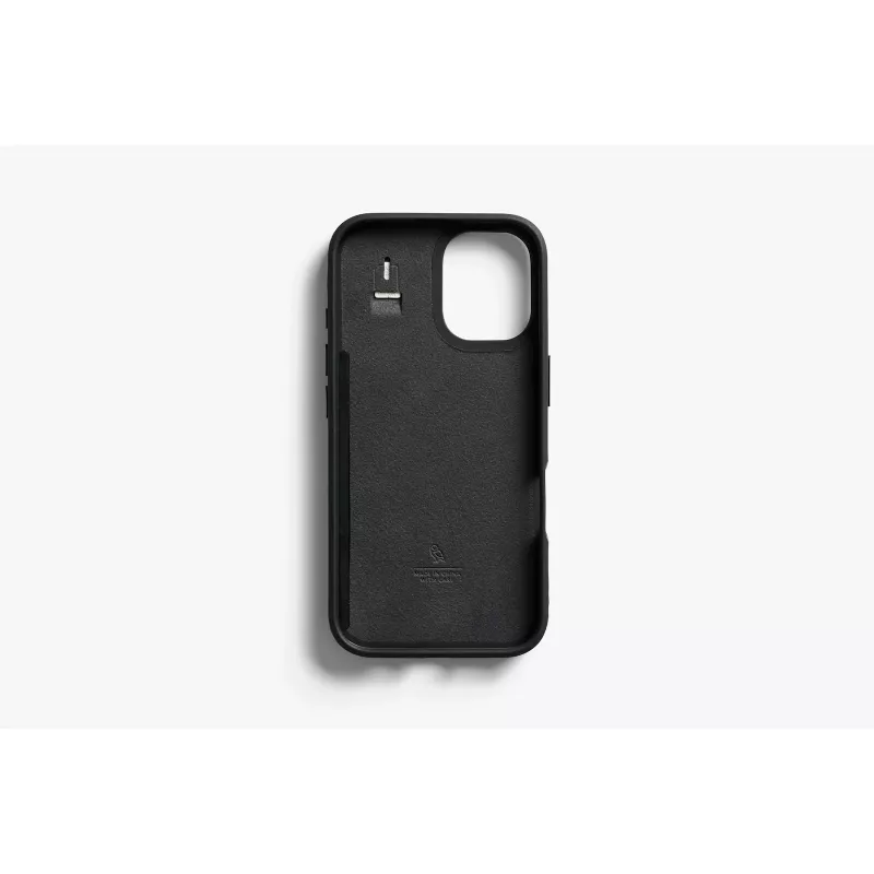 Bellroy Leather Card Case iPhone 16:lle, musta