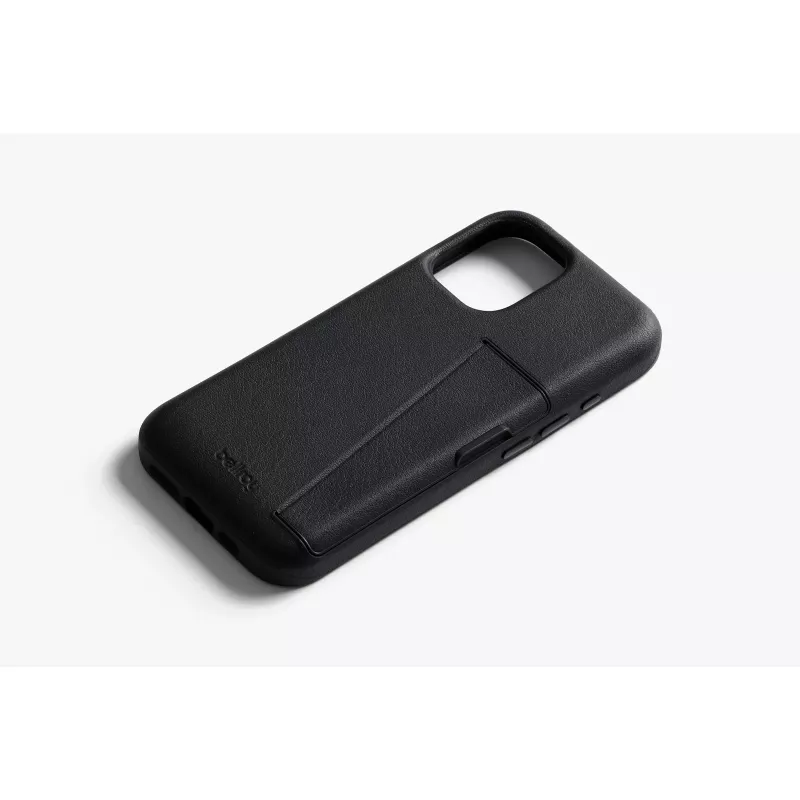Bellroy Leather Card Case iPhone 16:lle, musta