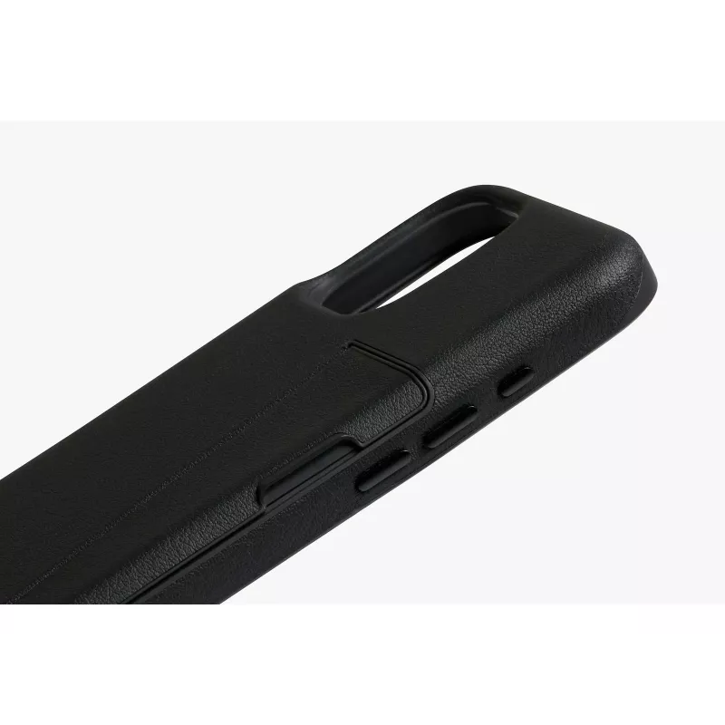 Bellroy Leather Card Case iPhone 16:lle, musta