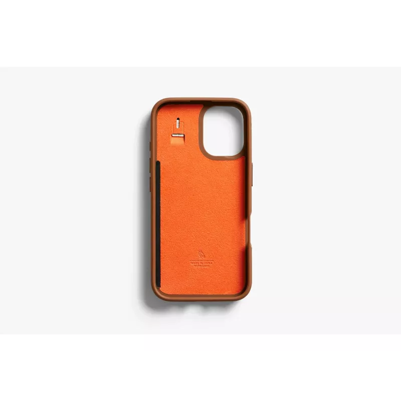 Bellroy Leather Card Case iPhone 16 Plus:lle, ruskea