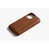Bellroy Leather Card Case iPhone 16 Plus:lle, ruskea