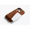 Bellroy Leather Case with Magnetic Wallet for iPhone 16 Pro, ruskea