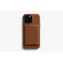 Bellroy nahkakotelo Magnetic Wallet -lompakolla iPhone 16 Pro Max:lle, ruskea
