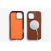 Bellroy nahkakotelo Magnetic Wallet -lompakolla iPhone 16 Pro Max:lle, ruskea