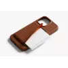 Bellroy nahkakotelo Magnetic Wallet -lompakolla iPhone 16 Pro Max:lle, ruskea