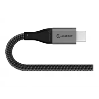 ALOGIC Super Ultra USB-C - USB-A -kaapeli 1m musta