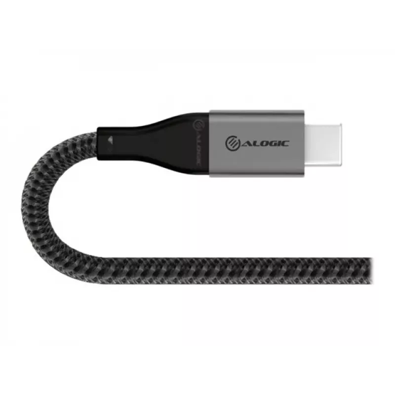 ALOGIC Super Ultra USB-C - USB-A -kaapeli 1m musta