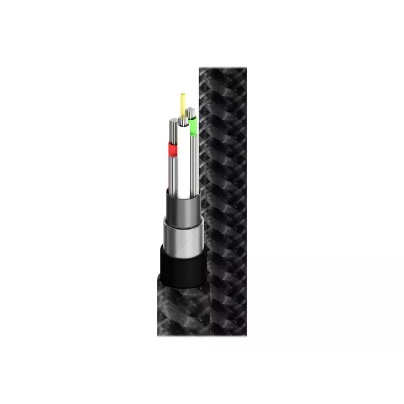 ALOGIC Super Ultra USB-C - USB-A -kaapeli 1m musta