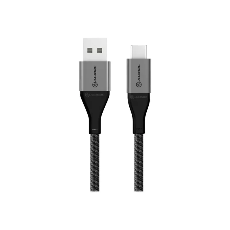 ALOGIC Super Ultra USB-C - USB-A -kaapeli 1m musta