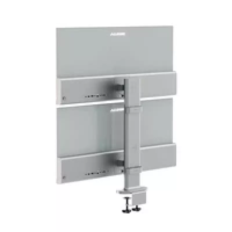 ALOGIC Elevate 34 Dual Vertical -näyttöteline hopea