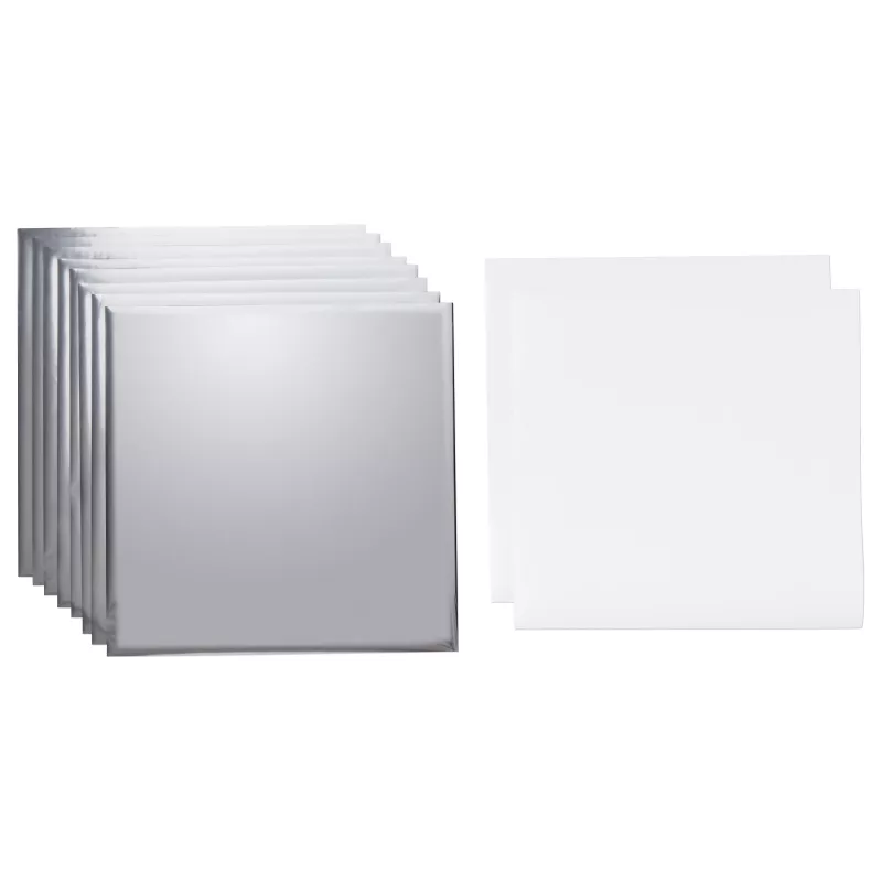 Cricut siirtovinyyliarkki 30,5 cm x 30,5 cm hopea metallikiiltävä