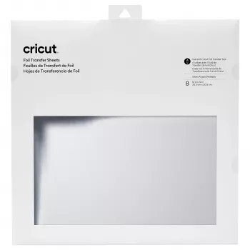 Cricut siirtovinyyliarkki 30,5 cm x 30,5 cm hopea metallikiiltävä