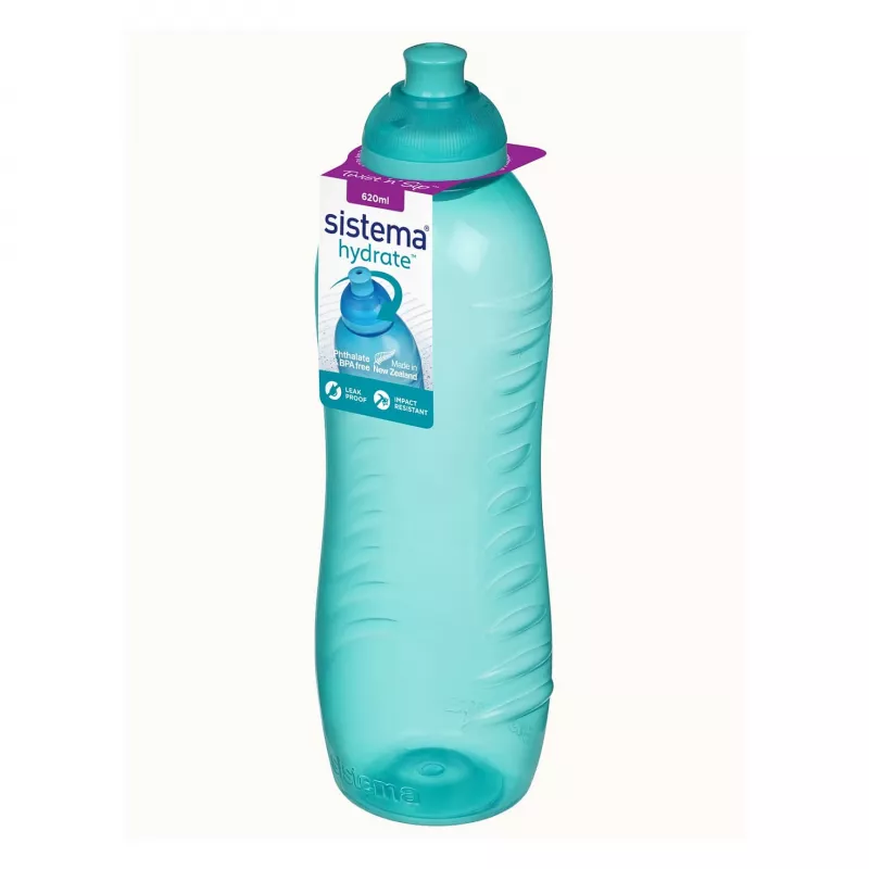 Sistema Plastics Twist 'n' Sip -puristusjuomapullo 620 ml