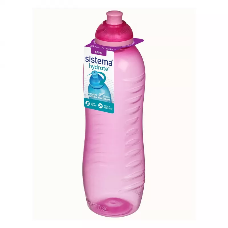 Sistema Plastics Twist 'n' Sip -puristusjuomapullo 620 ml