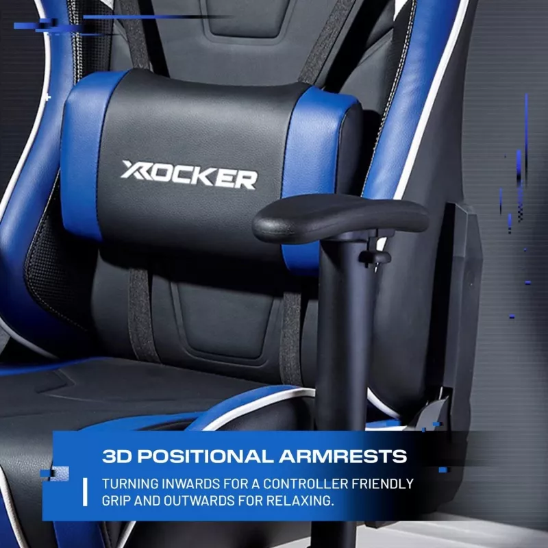 X Rocker Agility eSports -pelituoli sininen/musta