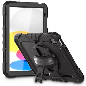 Tech-Protect Solid360 iPad 10,9 10. sukupolvi (2022) / iPad 11 11. sukupolvi (2025) musta