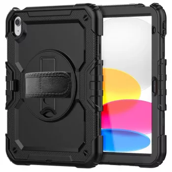 Tech-Protect Solid360 iPad 10,9 10. sukupolvi (2022) / iPad 11 11. sukupolvi (2025) musta