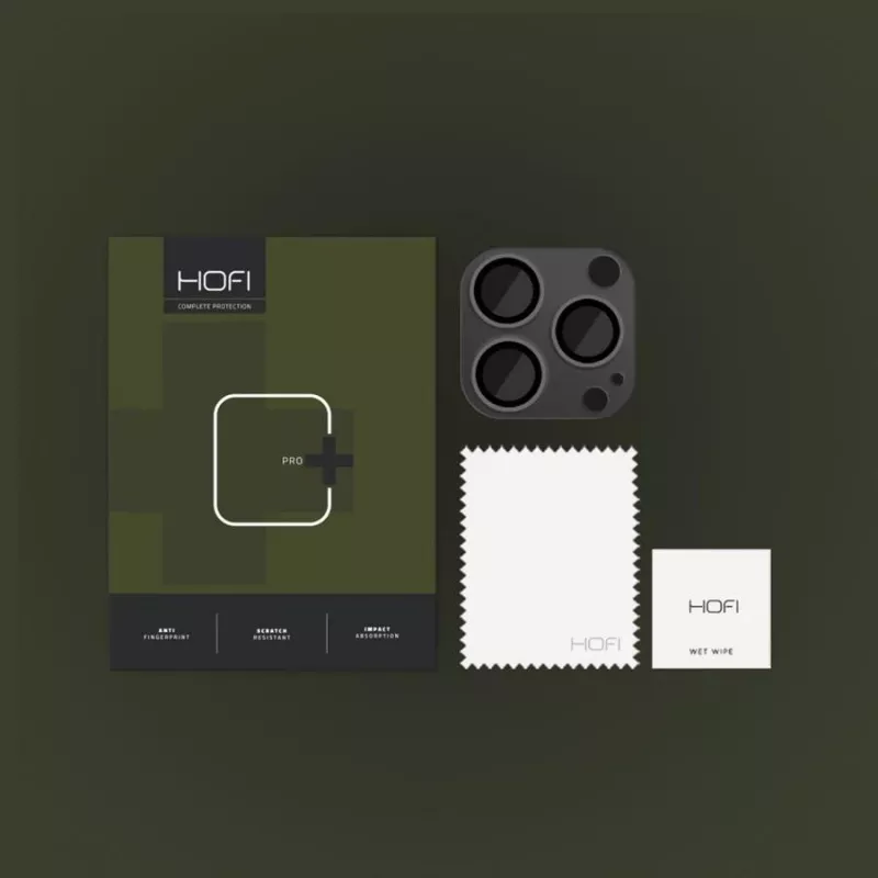 Hofi FullCam Pro+ kameran linssinsuoja iPhone 14 Pro / 14 Pro Max - musta