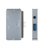 TECH-PROTECT V6-HUB 4in1-sovitin, harmaa