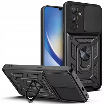 TECH-PROTECT Camshield Pro -kotelo Samsung Galaxy A34 5G:lle, musta