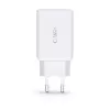 TECH-PROTECT C65W 3-porttinen verkkolaturi PD 65W / QC3.0, musta