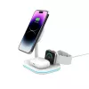 TECH-PROTECT QI15W-A27 3IN1 magneettinen MagSafe-langaton laturi, valkoinen