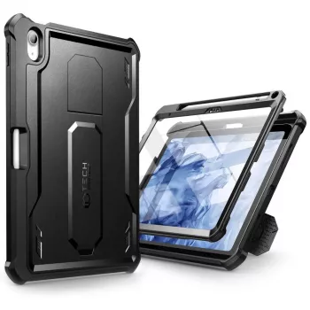 Tech-Protect Kevlar Pro -suojakotelo iPad 10.9 (10th Gen, 2022) / iPad 11 (2025) -tabletille, musta